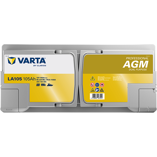 VARTA Professional AGM 840105095 käivitus- ja tarbeaku 105 Ah 950 A L-