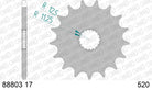 AFAM Eesmine hammasratas 88803-17, 17z, samm 520, teras