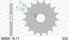 AFAM Eesmine hammasratas 88900-16, 16z, samm 525, teras