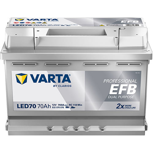 VARTA Professional EFB 932070076 käivitus- ja tarbeaku 70 Ah 760 A L-