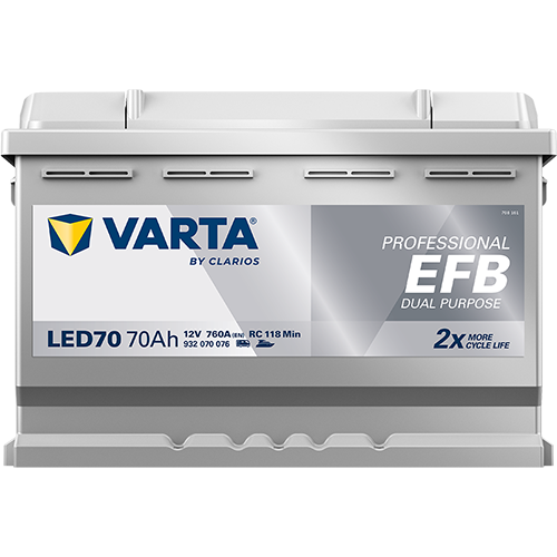 VARTA Professional EFB 932070076 käivitus- ja tarbeaku 70 Ah 760 A L-
