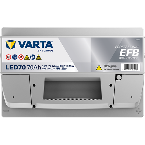 VARTA Professional EFB 932070076 käivitus- ja tarbeaku 70 Ah 760 A L-