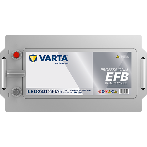 VARTA Professional EFB 932240120 käivitus- ja tarbeaku 240 Ah 1200 A L-