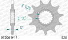 AFAM Eesmine hammasratas 97200-10, 10z, samm 520, teras