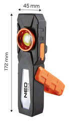 NEO Tools Töökojalamp 550 lm COB LED, alus ja laadija