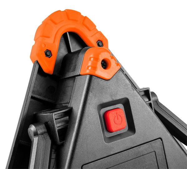 NEO Tools Patareilamp ja hoiatuskolmnurk 2 ühes