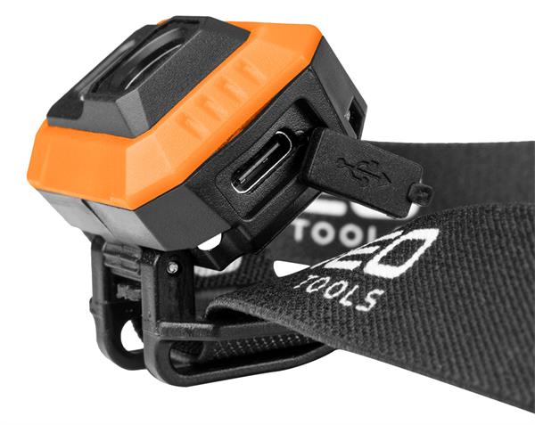 NEO Tools Aku-pealamp 500 lm, USB, COB LED