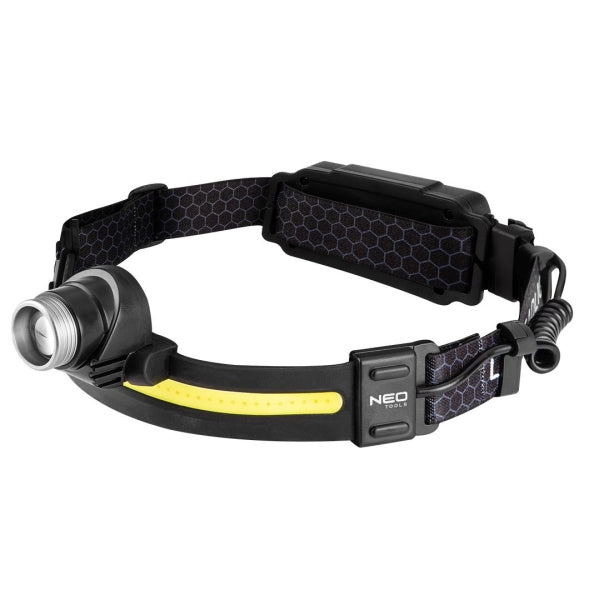 NEO Tools Aku-pealamp 500 lm, USB, COB LED
