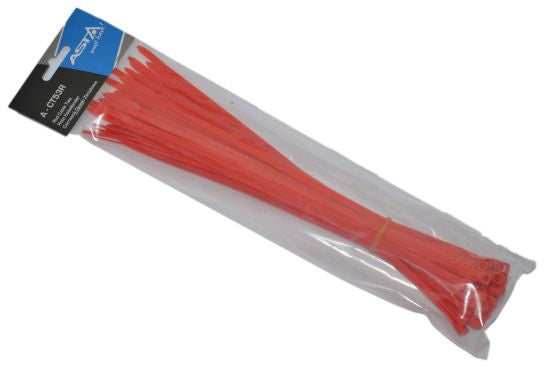 ASTA Kaablisidemed, 50 tk, punane