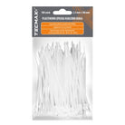 Tecmaxx Kaablisidemed 100 x 2,5 mm, valge, 100 tk