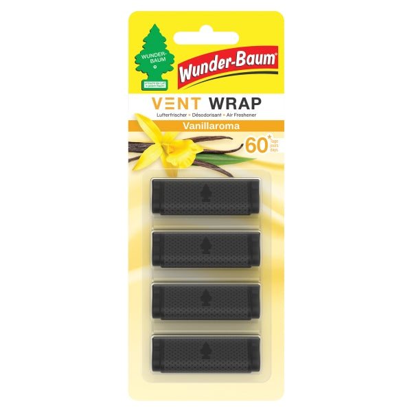 Wunder-Baum Vent Wrap ventilatsioonilõhnastaja, vanill, 4 tk