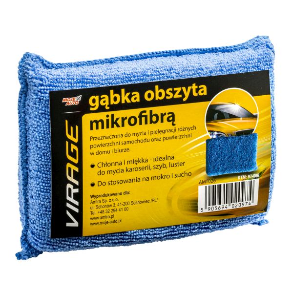 Virage Mikrokiudkäsn klaasile ja kerele, 15 x 10 x 4,5 cm