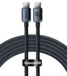 Baseus Laadimiskaabel USB-C - USB-C, 100 W, 2 m, must