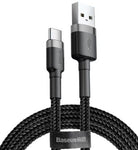 Baseus Laadimiskaabel USB - USB-C Cafule, 3 A, 0,5 m, hall-must