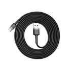 Baseus Laadimiskaabel USB - USB-C, 2 A, 2 m, hall-must