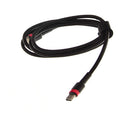 Baseus Laadimiskaabel USB-C - USB-C Cafule, PD 2.0, QC 3.0, 60 W, 1 m, must-punane