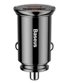 Baseus Autolaadija Circular PD QC 4.0+, 5 A, 30 W, must