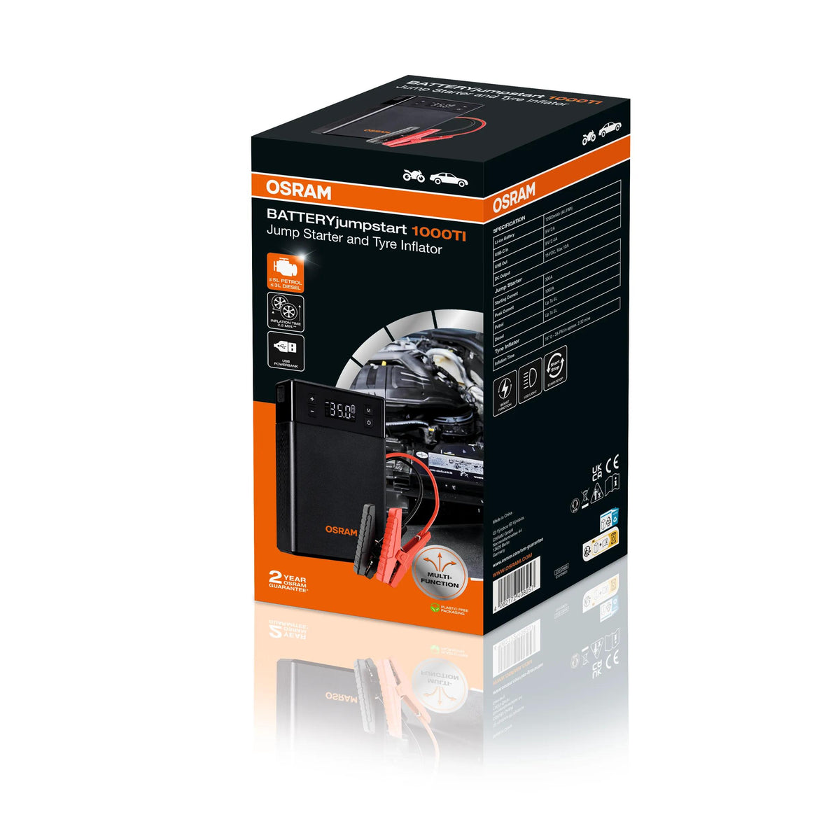 OSRAM BATTERYjumpstart 1000TI käivitusabi