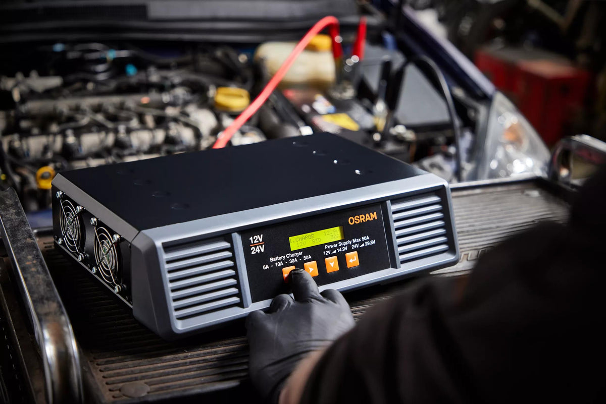 OSRAM BATTERYcharge PRO 50A akulaadija
