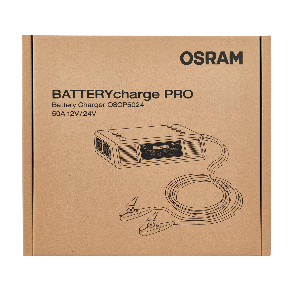 OSRAM BATTERYcharge PRO 50A akulaadija
