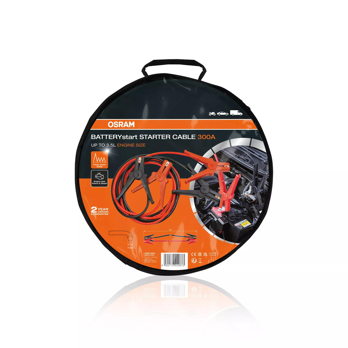 OSRAM STARTERcable 300A käivituskaablid