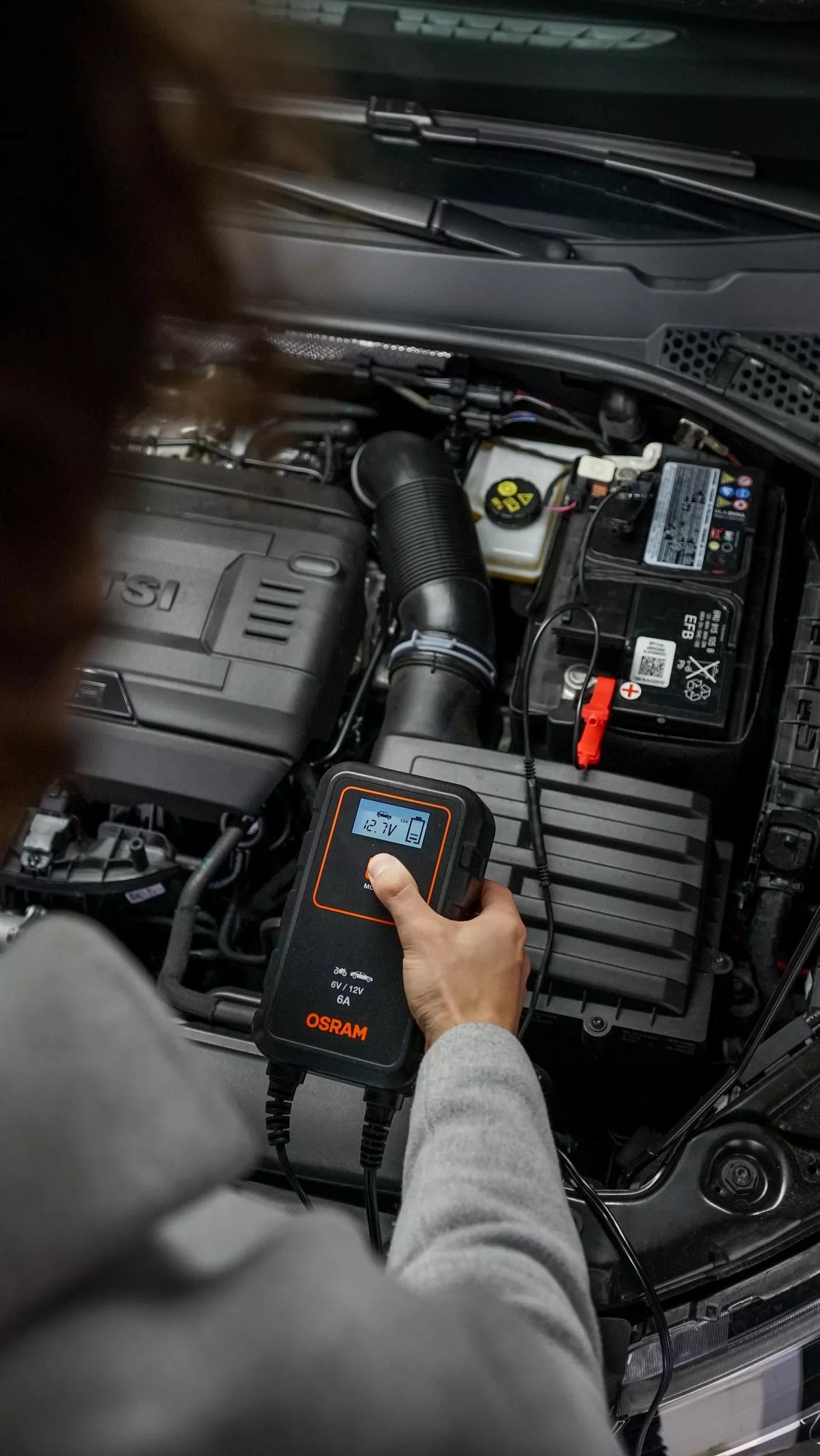 OSRAM BATTERYcharge 908 akulaadija