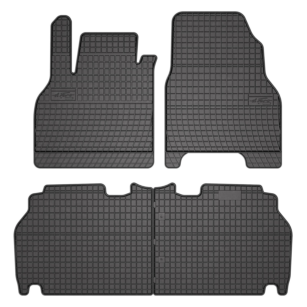 Frogum El Toro Renault Kangoo II 2007-2021 kaubik-universaal põrandamatid (1. ja 2. rida)