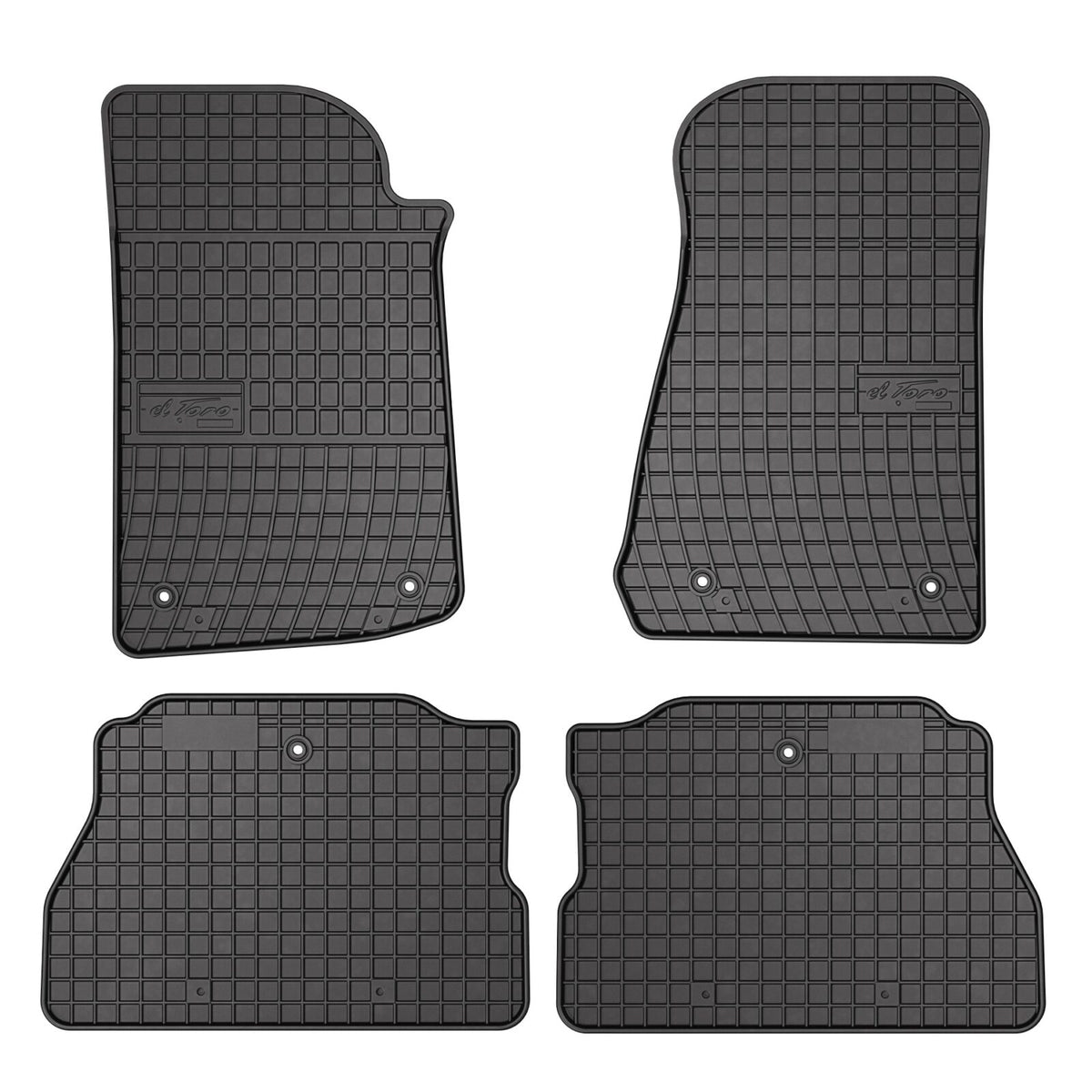 Frogum El Toro Jeep Wrangler IV alates 2017 maastur põrandamatid (Rubicon versioon)