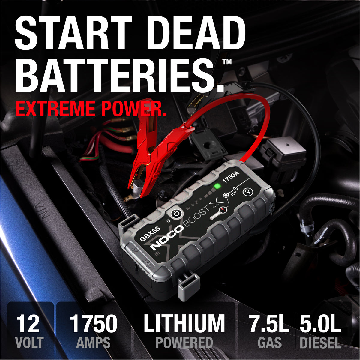 NOCO Boost X GBX55 käivitusabi 1750 A