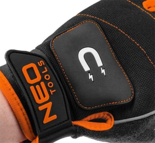 NEO Tools Magnetiga töökindad, sõrmedeta, suurus 10
