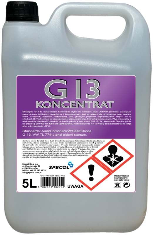 Specol Glikospec G12 jahutusvedeliku kontsentraat, roosa