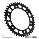 JT Sprockets Tagumine hammasratas JTA1308.42BLK, 42z, samm 520, RaceLite alumiinium, must