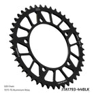 JT Sprockets Tagumine hammasratas JTA1793.44BLK, 44z, samm 520, RaceLite alumiinium, must