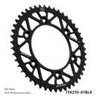 JT Sprockets Tagumine hammasratas JTA210.47BLK, 47z, samm 520, RaceLite alumiinium, must
