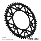 JT Sprockets Tagumine hammasratas JTA210.48BLK, 48z, samm 520, RaceLite alumiinium, must