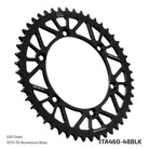 JT Sprockets Tagumine hammasratas JTA460.48BLK, 48z, samm 520, RaceLite alumiinium, must
