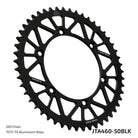 JT Sprockets Tagumine hammasratas JTA460.50BLK, 50z, samm 520, RaceLite alumiinium, must