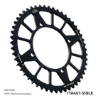 JT Sprockets Tagumine hammasratas JTA461.51BLK, 51z, samm 420, RaceLite alumiinium, must