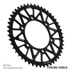 JT Sprockets Tagumine hammasratas JTA486.48BLK, 48z, samm 520, RaceLite alumiinium, must