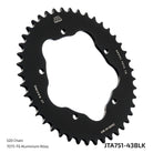 JT Sprockets Tagumine hammasratas JTA751.43BLK, 43z, samm 520, RaceLite alumiinium, must