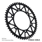 JT Sprockets Tagumine hammasratas JTA822.53BLK, 53z, samm 520, RaceLite alumiinium, must