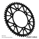 JT Sprockets Tagumine hammasratas JTA897.52BLK, 52z, samm 520, RaceLite alumiinium, must