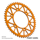 JT Sprockets Tagumine hammasratas JTA897.52ORG, 52z, samm 520, RaceLite alumiinium, oranž