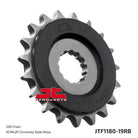 JT Sprockets Eesmine hammasratas JTF1180.19RB, 19z, samm 530, kummisummutiga