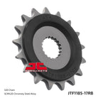 JT Sprockets Eesmine hammasratas JTF1185.17RB, 17z, samm 520, kummisummutiga