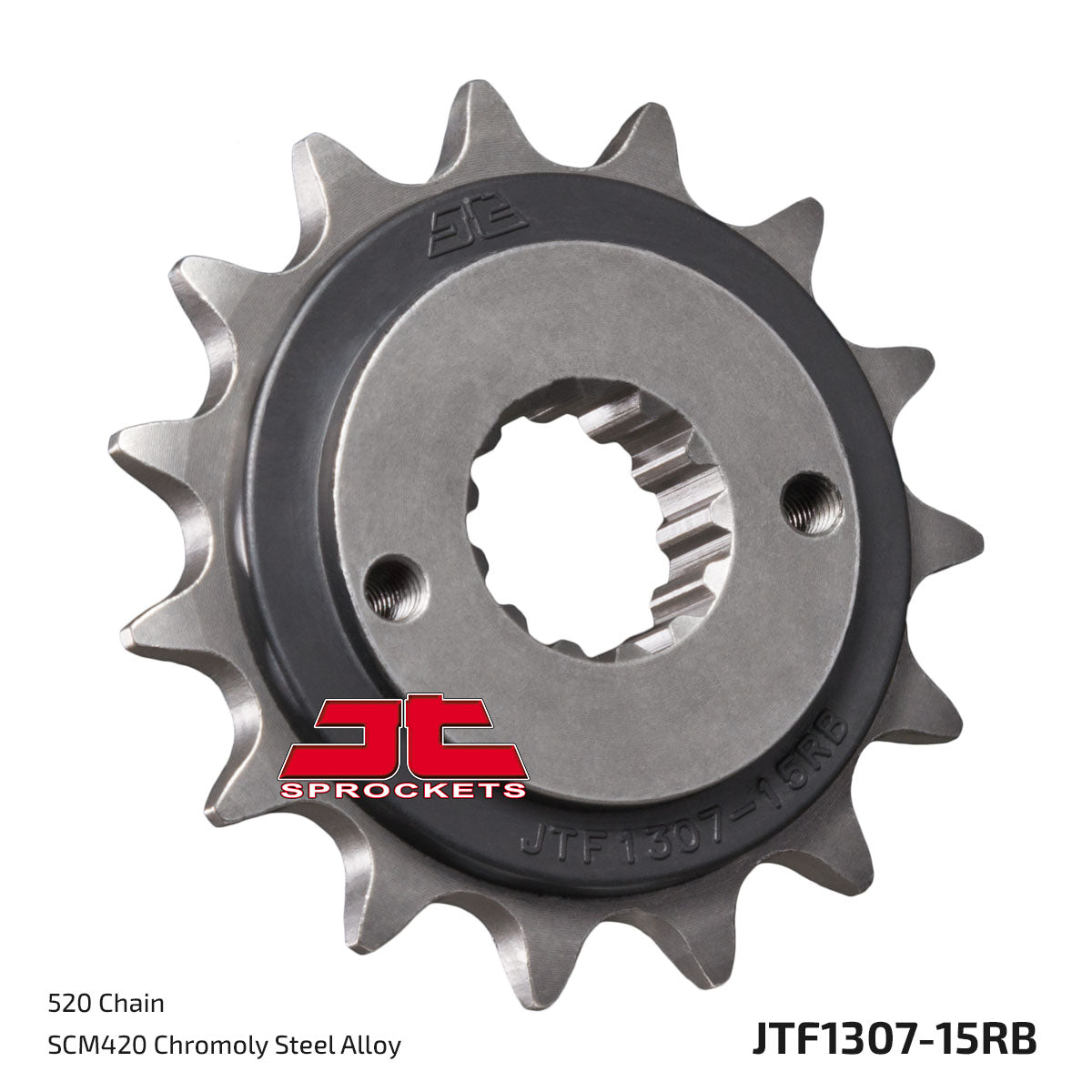 JT Sprockets Eesmine hammasratas JTF1307.15RB, 15z, samm 520, kummisummutiga