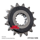 JT Sprockets Eesmine hammasratas JTF1332.15RB, 15z, samm 525, kummisummutiga