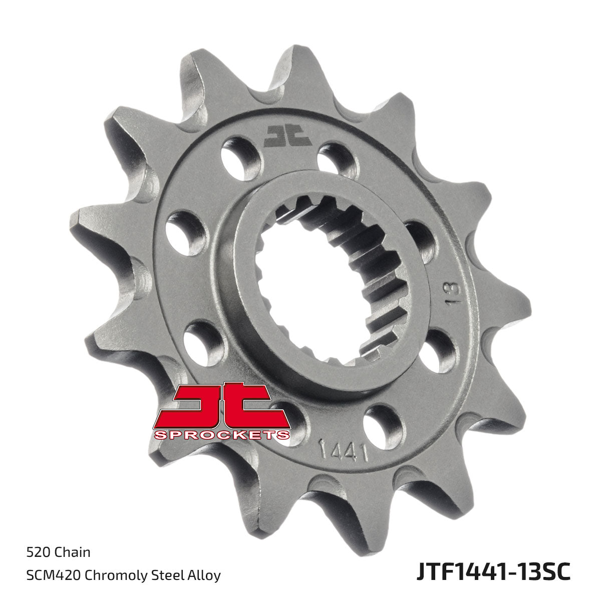 JT Sprockets Eesmine hammasratas JTF1441.13SC, 13z, samm 520, isepuhastuv
