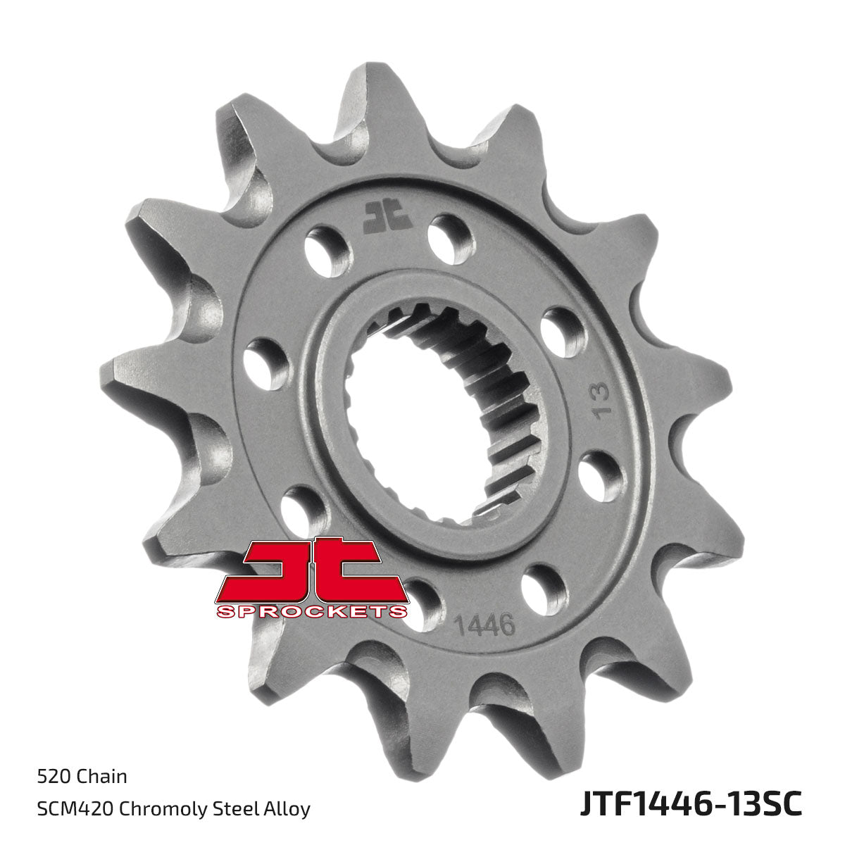 JT Sprockets Eesmine hammasratas JTF1446.13SC, 13z, samm 520, isepuhastuv