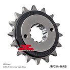 JT Sprockets Eesmine hammasratas JTF314.16RB, 16z, samm 525, kummisummutiga